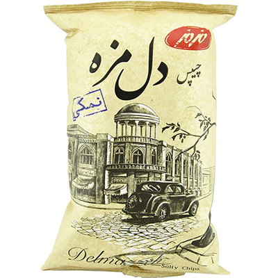 چیپس دل مزه نمکی 90 گرم 
